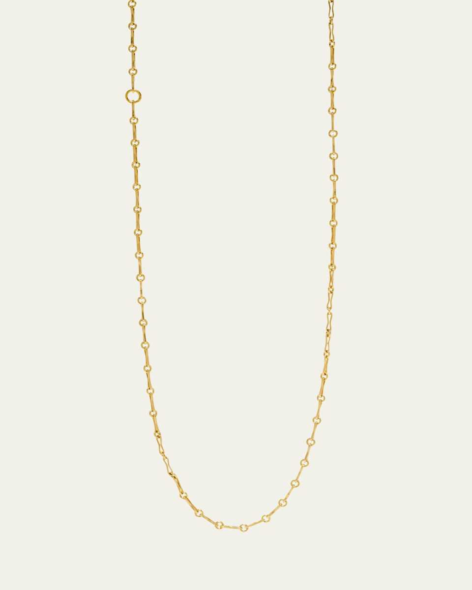 18K Yellow Gold Small Motif Chain Necklace, 20"